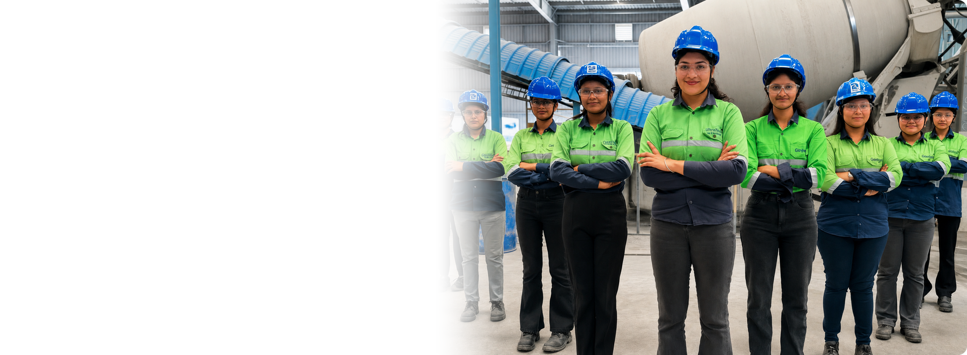Runaya team members in safety gear